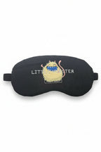 Little Monster Nakışlı Jel Soğutmalı Işığı Tam Engelleyen Ergonomik Uyku Göz Bandı - Siyah - 5