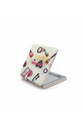 6x6 Cm Kare Kapaklı Cep Aynası Taşınabilir Makyaj Aynası - Çok Renkli A - 1