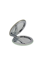 6x6 Cm Yuvarlak Kapaklı Cep Aynası Taşınabilir Makyaj Aynası - Mavi - 2