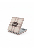 6x6 Cm Kare Kapaklı Cep Aynası Taşınabilir Makyaj Aynası - Pembe C - 1