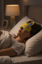 Jel Soğutmalı Göz Bandı Tavşan Kulaklı Uyku Maskesi