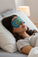 Gaetan Baskılı Jel Soğutmalı Uyku Göz Bandı