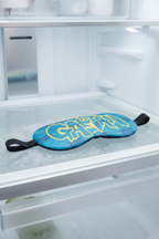 Gaetan Baskılı Jel Soğutmalı Uyku Göz Bandı