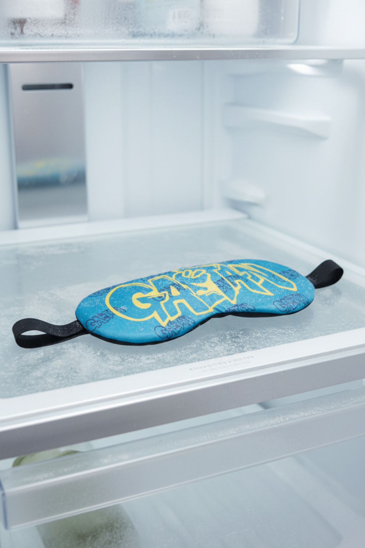 Gaetan Baskılı Jel Soğutmalı Uyku Göz Bandı