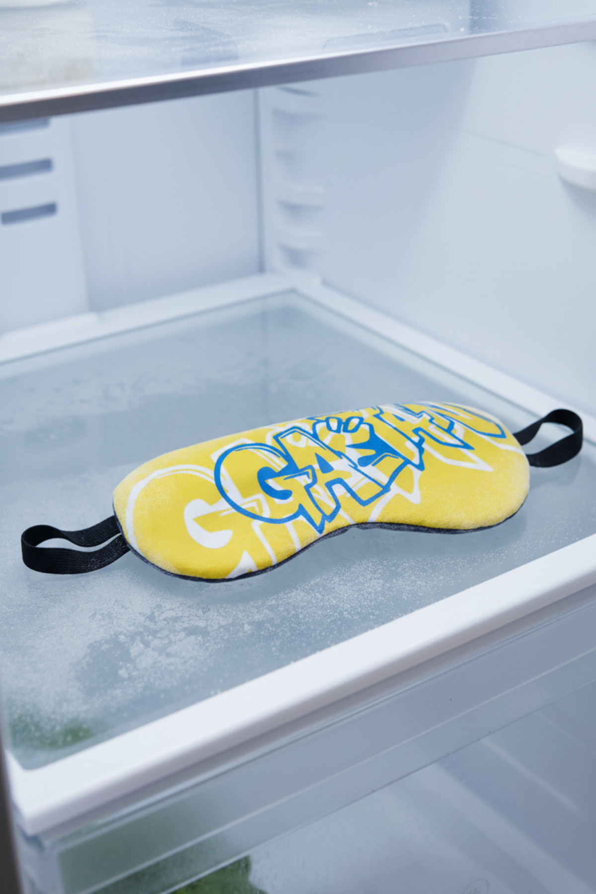 Gaetan Baskılı Jel Soğutmalı Uyku Göz Bandı