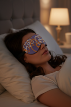 Gaetan Baskılı Jel Soğutmalı Uyku Göz Bandı