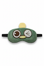 Peluş Desenli Jel Göz Bandı Uyku Maskesi