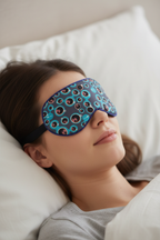Desenli Jel Soğutmalı Uyku Maskesi