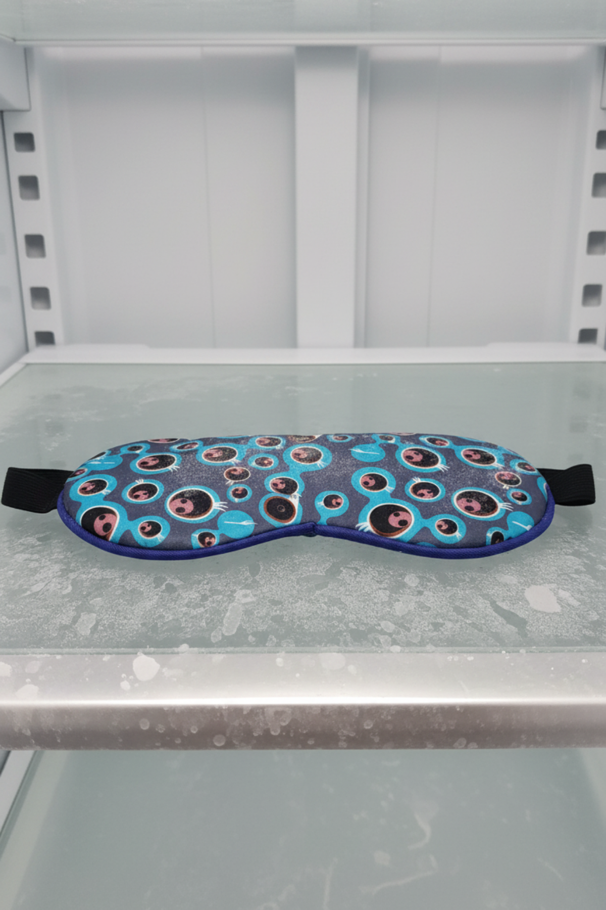 Desenli Jel Soğutmalı Uyku Maskesi