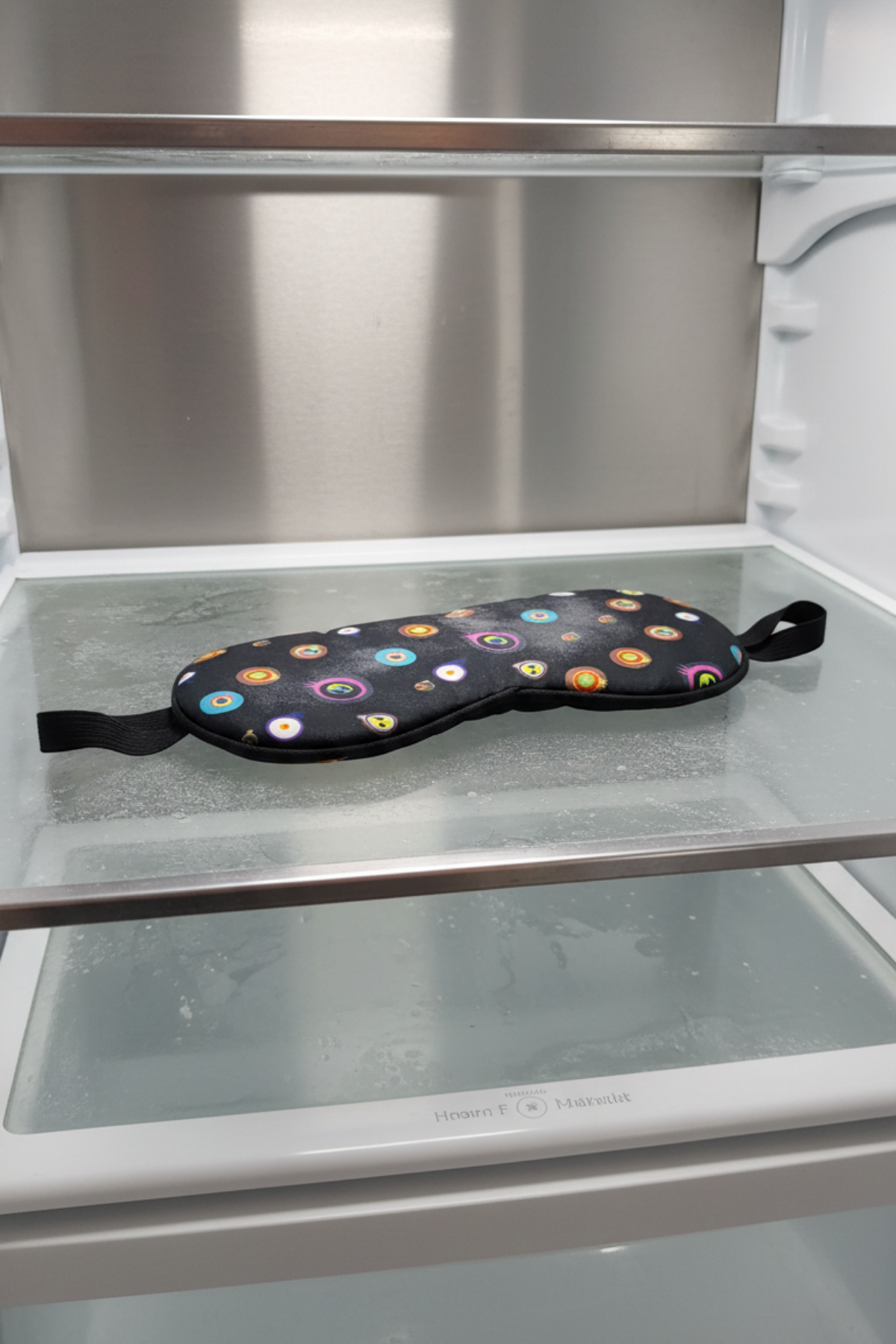 Desenli Jel Soğutmalı Uyku Maskesi