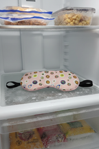 Desenli Jel Soğutmalı Uyku Maskesi