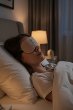 Jel Destekli Uyku Göz Bandı Little Monster Desenli