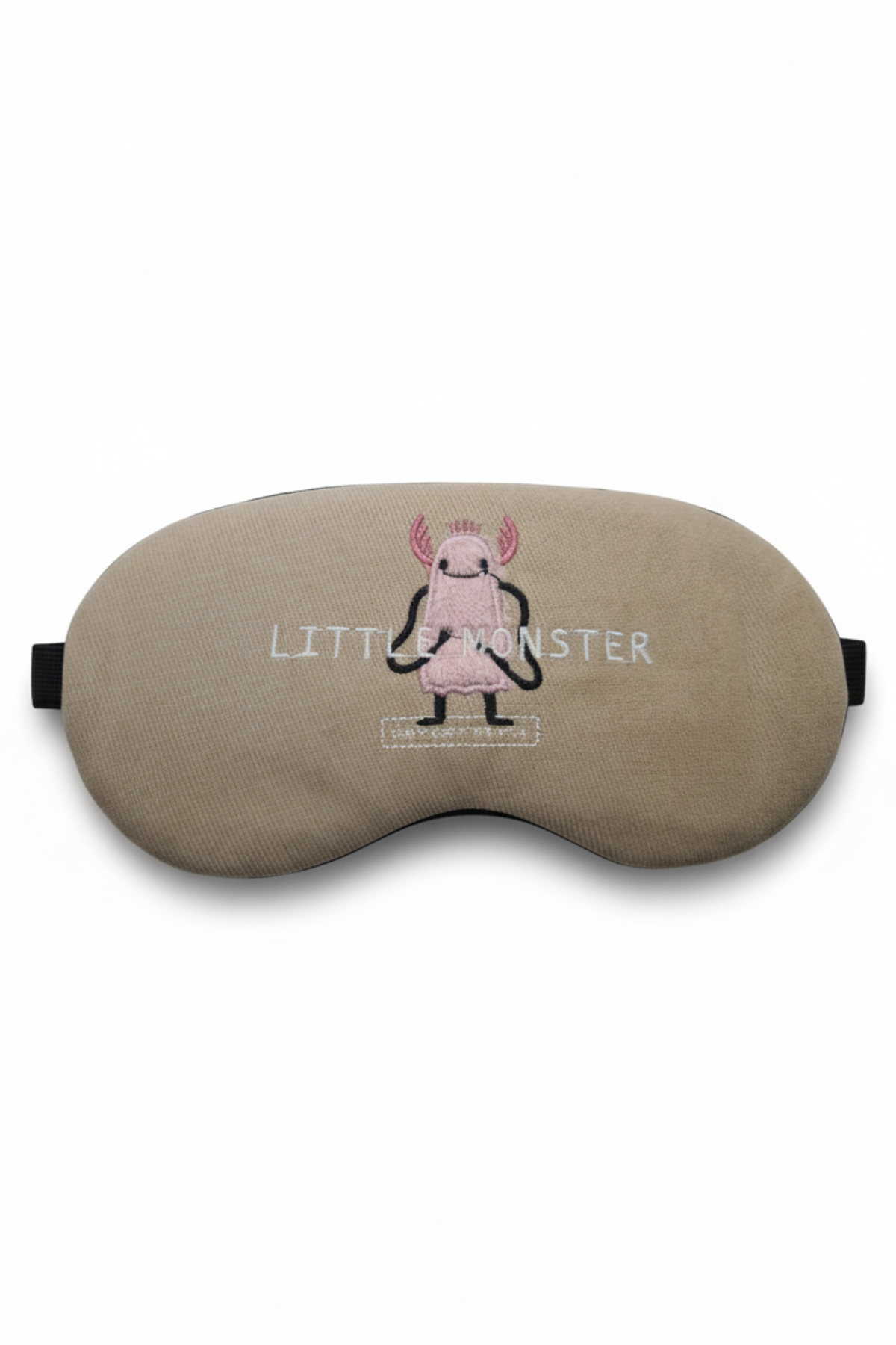 Jel Destekli Uyku Göz Bandı Little Monster Desenli