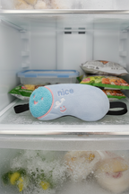 Nice Nakışlı Peluş Detaylı Komik Yüzlü Uyku Maskesi